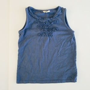 MINI BODEN Ruffle Front Tank
